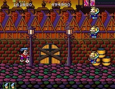une photo d'Ã©cran de Pistol Daimyo No Bouken sur Arcade